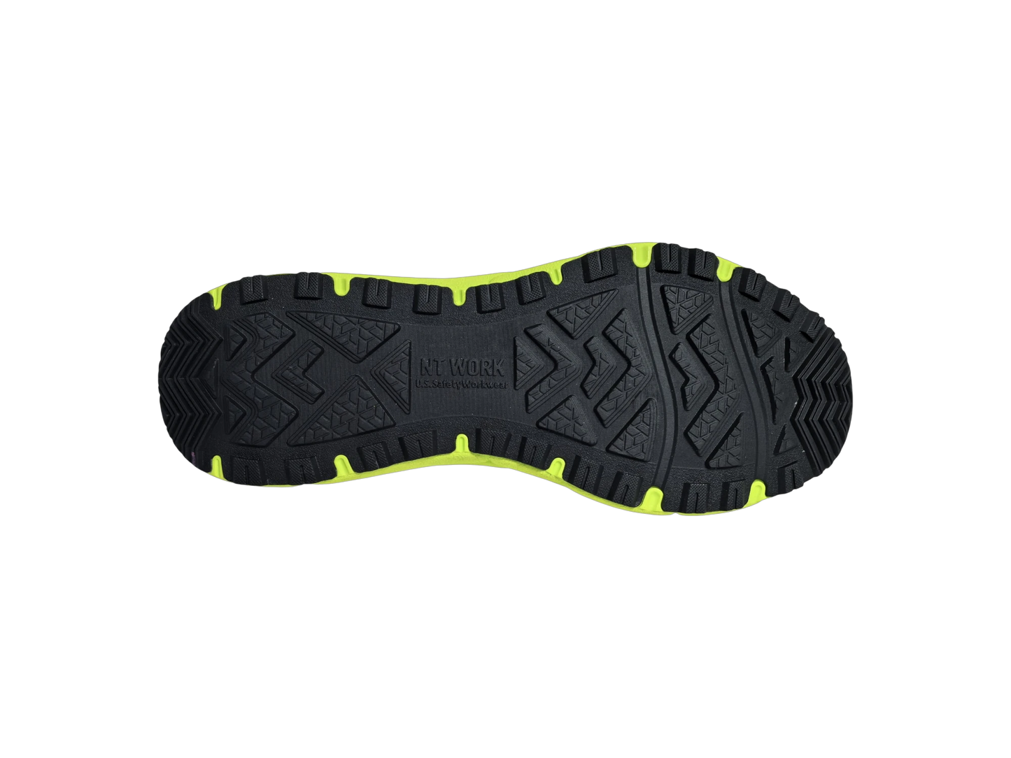 NT Work® Men's Charlie Navy/Yellow Safety Alloy Toe Athletic Work Shoe