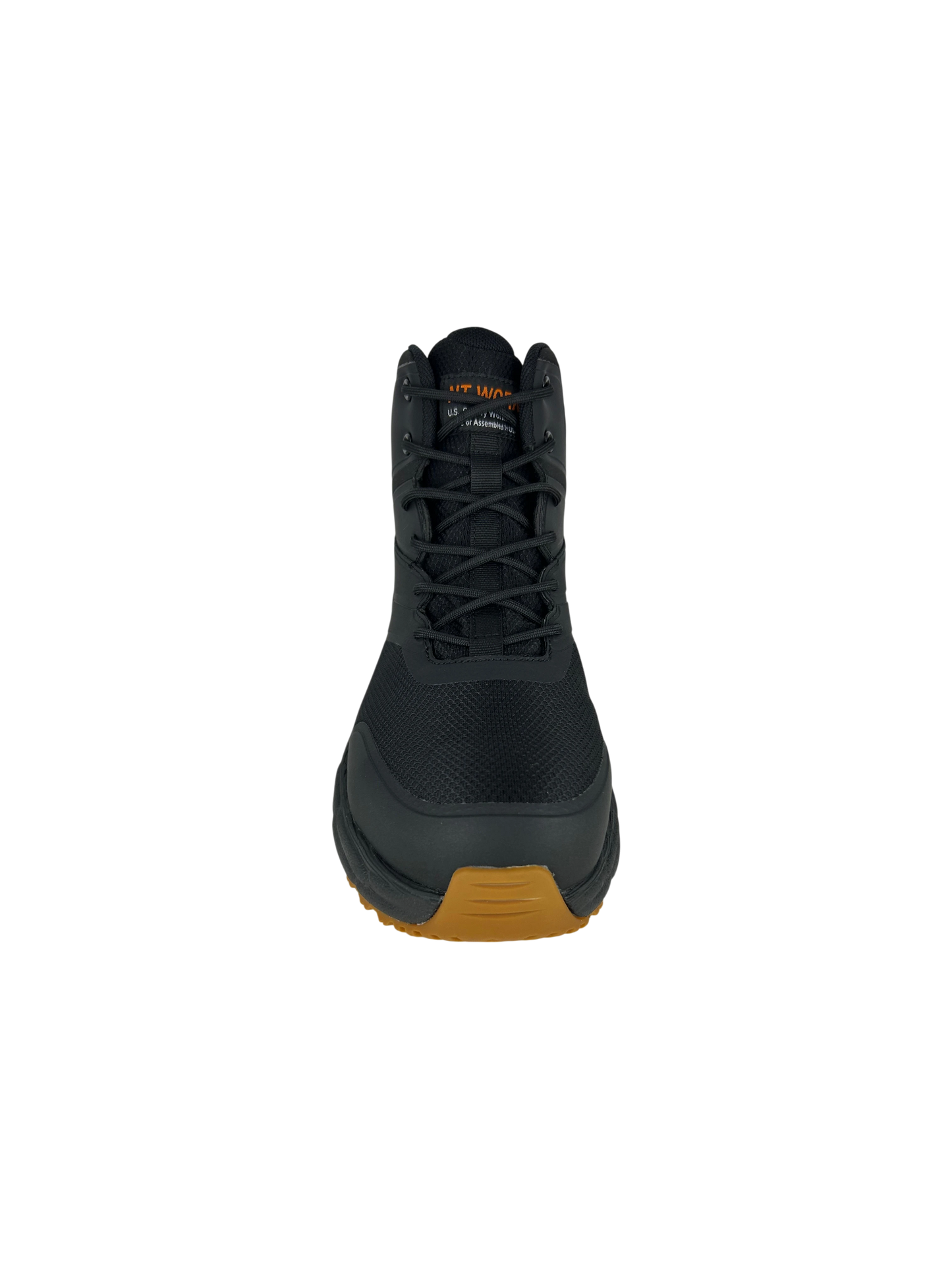 USA-Made NT Work® Men's Arlington Black Safety Alloy Toe Puncture Resistant Athletic Work Boot