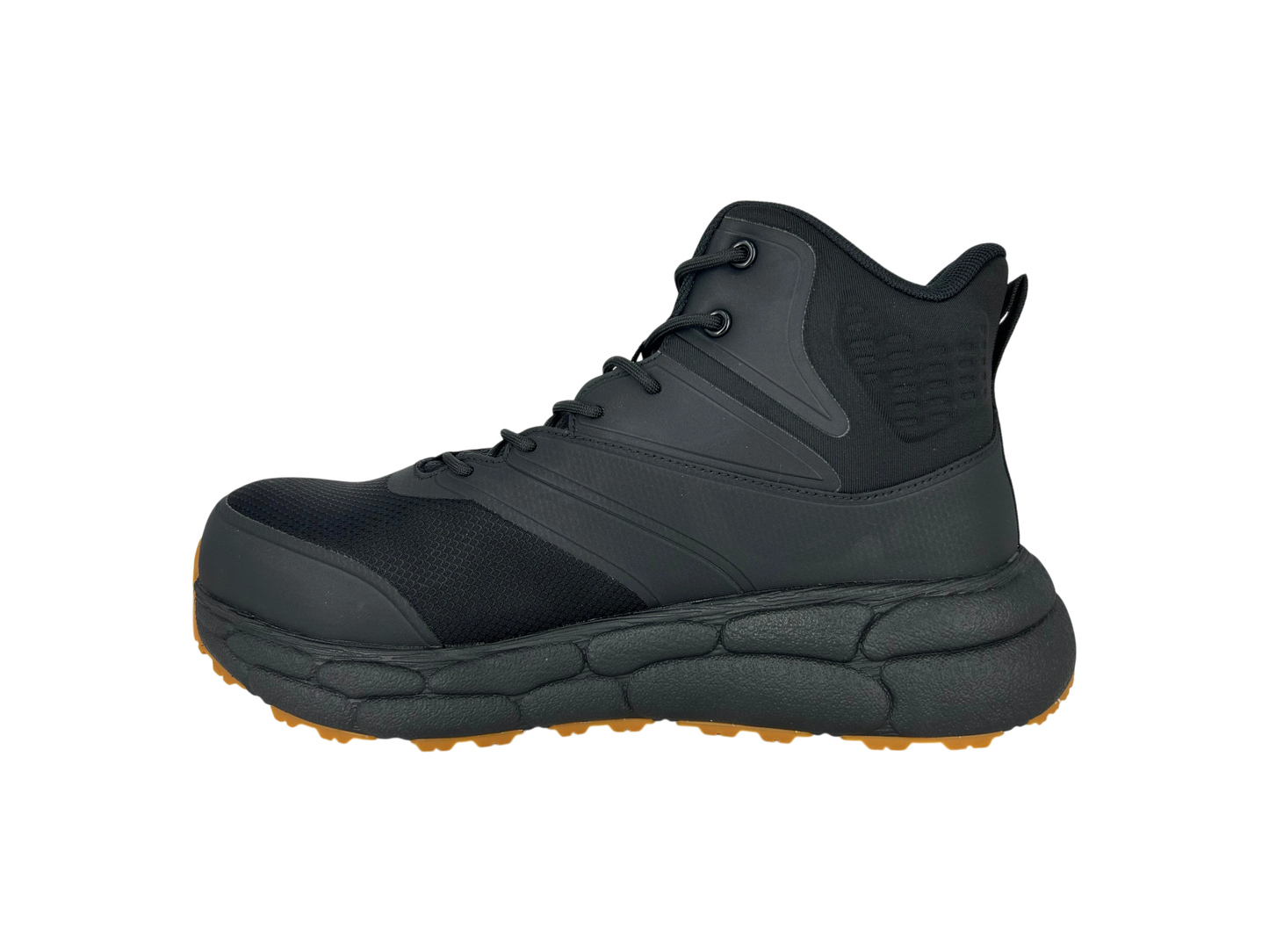 USA-Made NT Work® Men's Arlington Black Safety Alloy Toe Puncture Resistant Athletic Work Boot