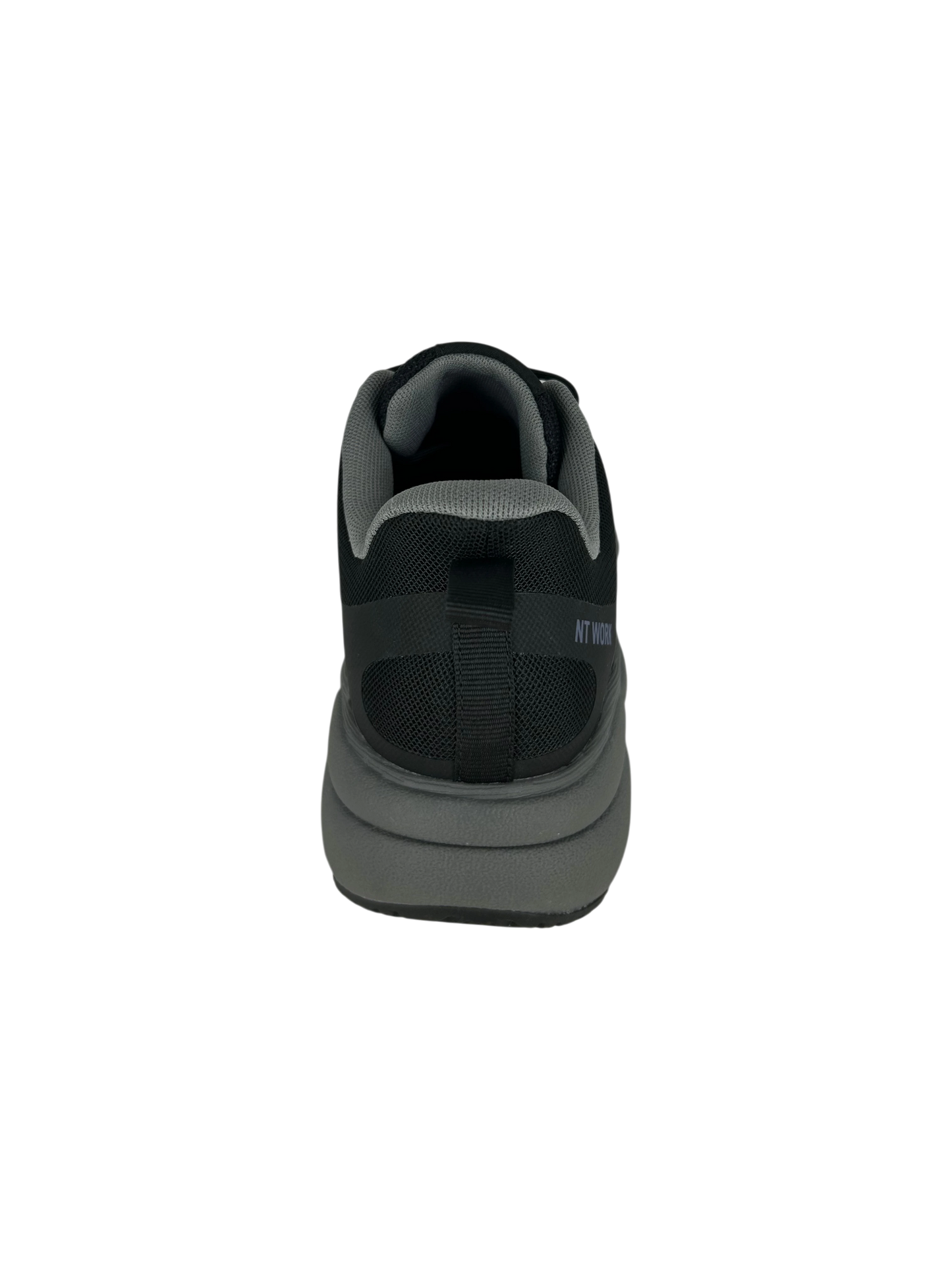 NT Work® Men's Charlie Black/Dark Grey Safety Alloy Toe Athletic Work Shoe