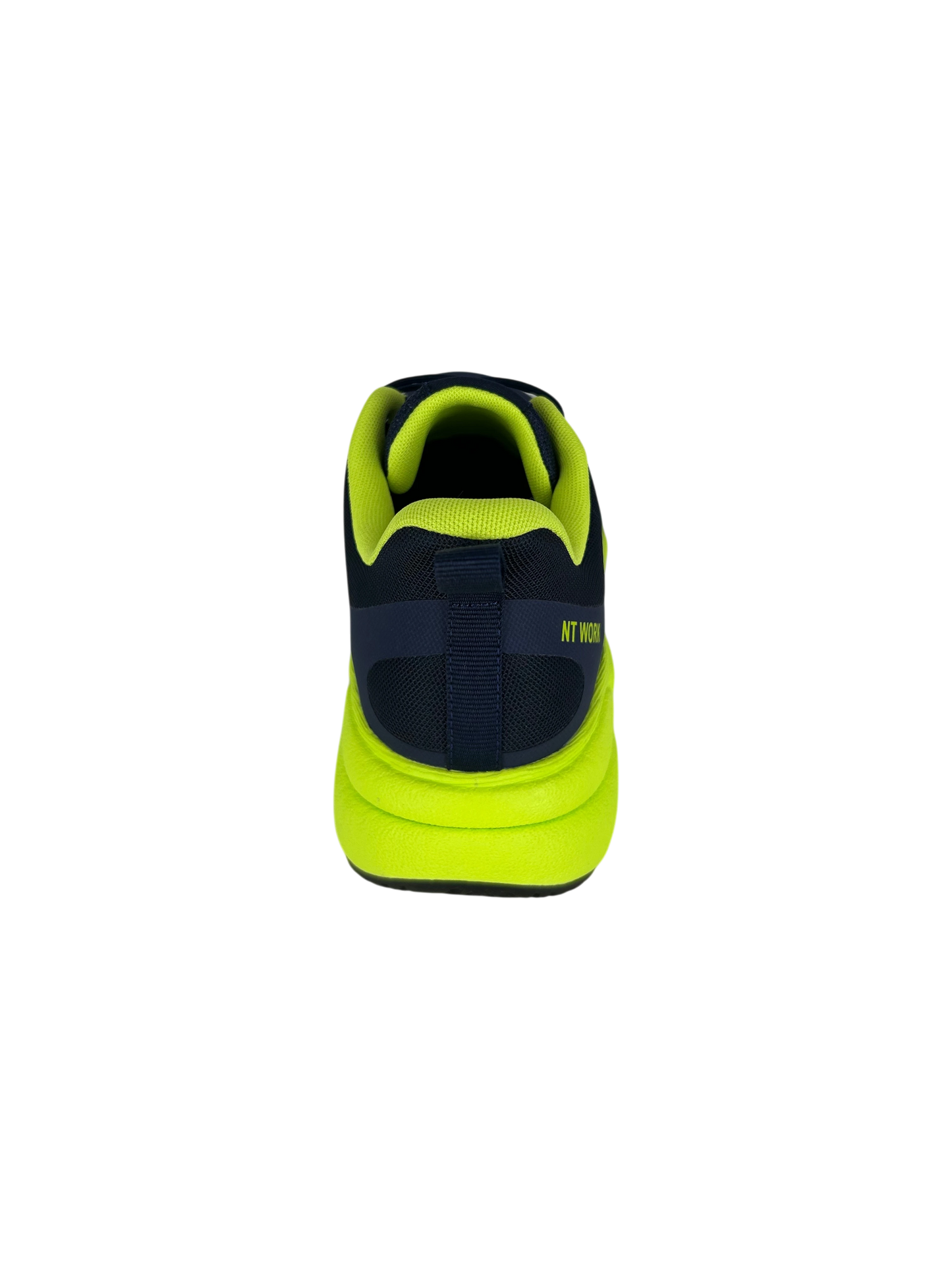 NT Work® Men's Charlie Navy/Yellow Safety Alloy Toe Athletic Work Shoe