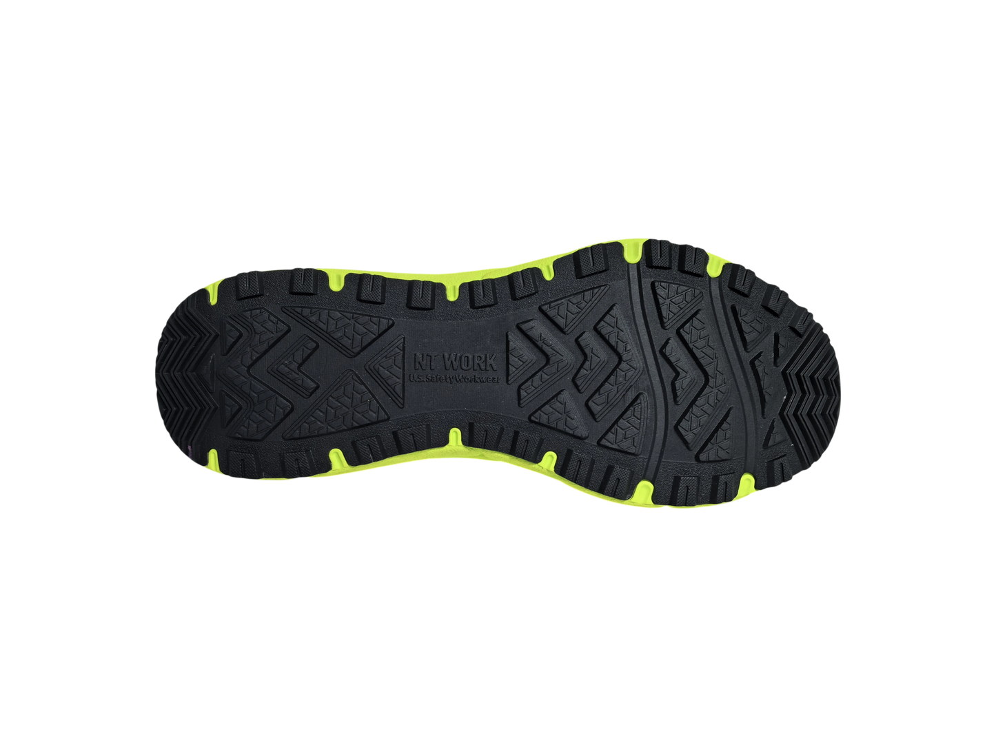 NT Work® Men's Charlie Navy/Yellow Safety Alloy Toe Athletic Work Shoe