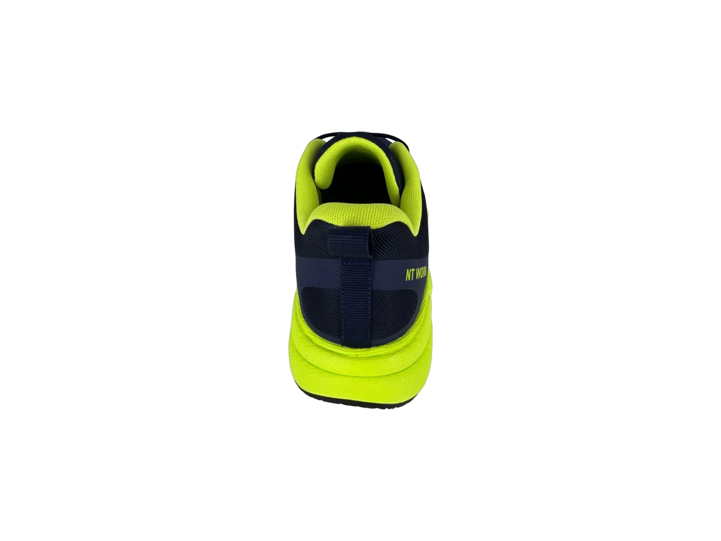 NT Work® Men's Charlie Navy/Yellow Safety Alloy Toe Athletic Work Shoe