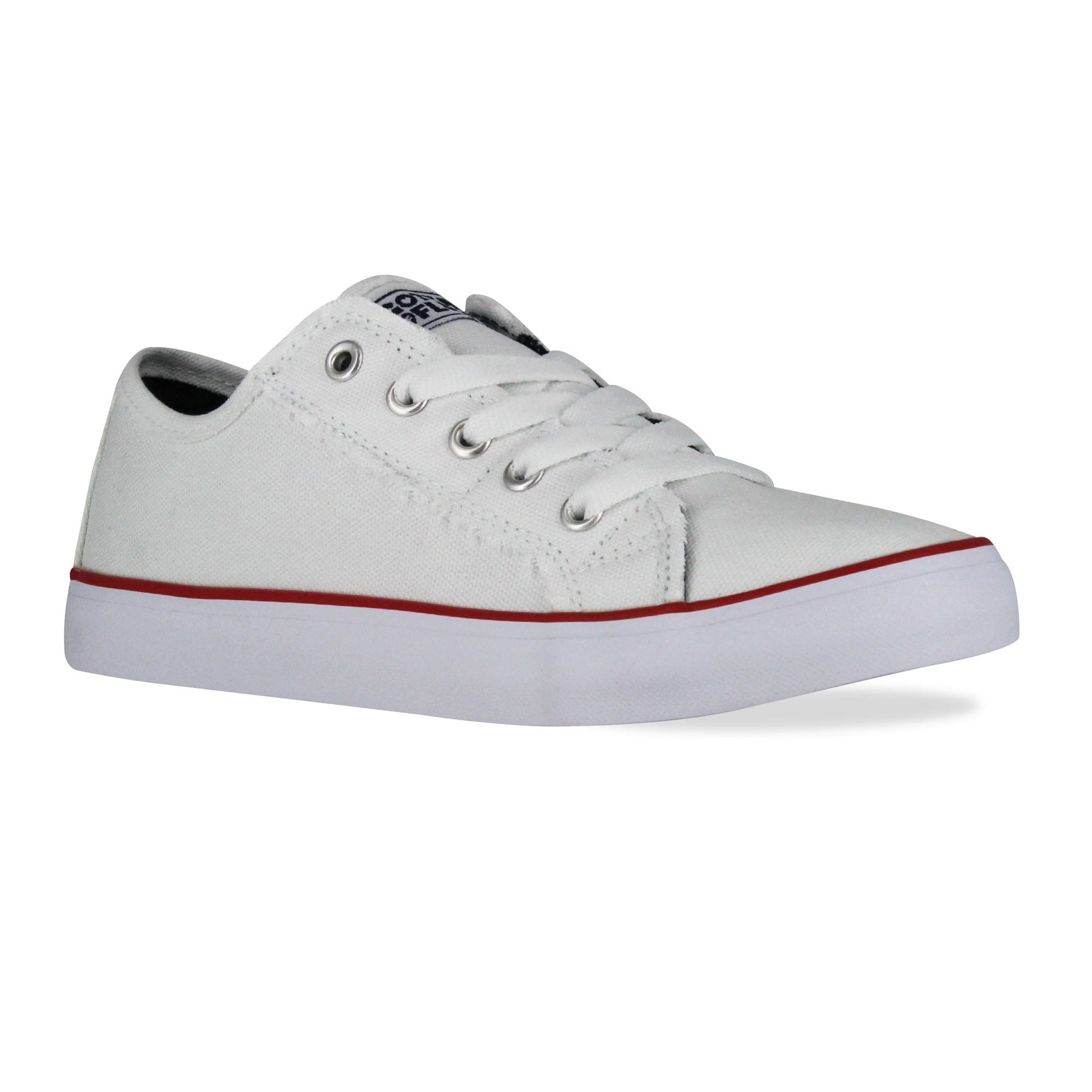 Gotta Flurt Women's Classic II White Low-Top Sneaker (BOGO1).