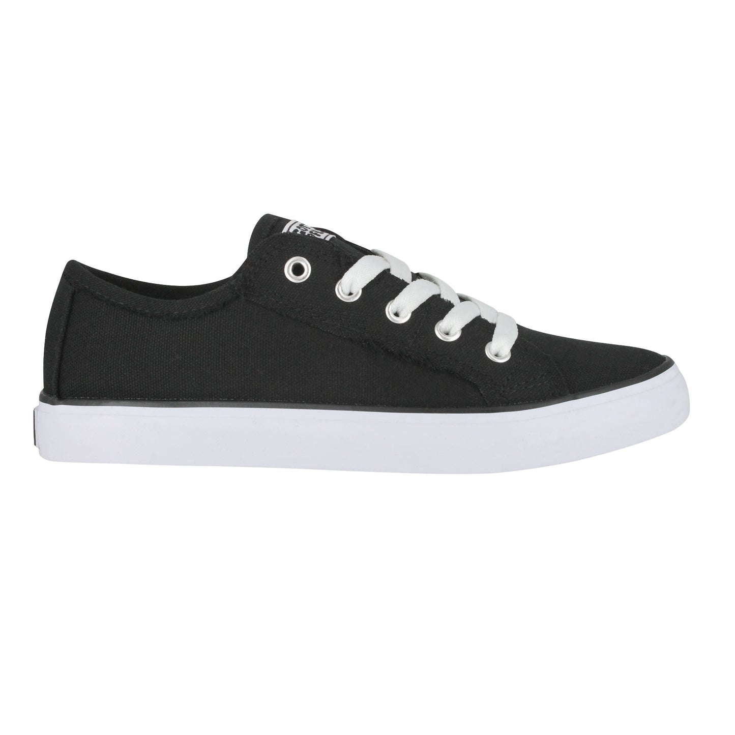 Gotta Flurt Girl's Classic II Black Canvas Low-Top Casual Sneaker