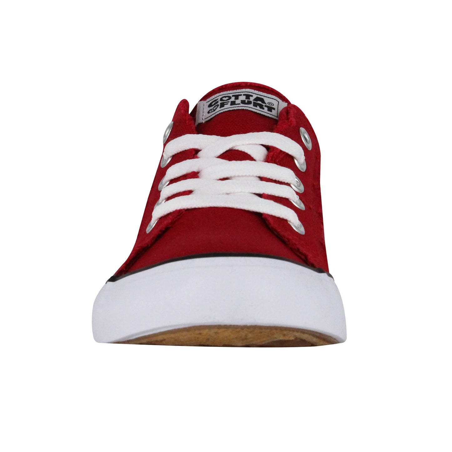 Gotta Flurt Girl's Classic II Red Canvas Low-Top Casual Sneaker