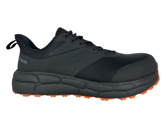 NT Work Men's Colorado Black Safety Alloy Toe Puncture Resistant Athletic Work Boot