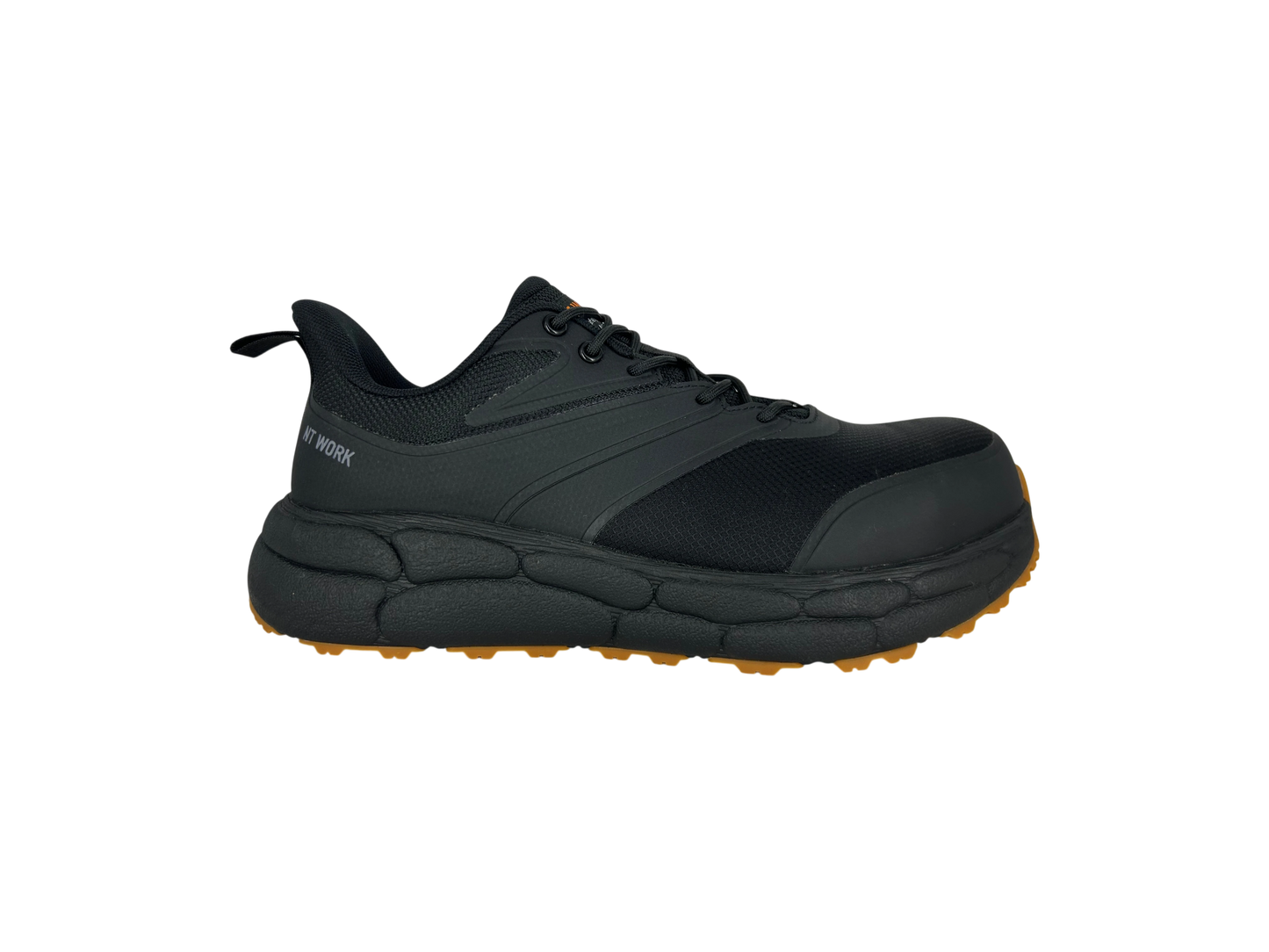 NT Work® Men's Colorado Black Safety Alloy Toe Puncture Resistant Athletic Work Shoe