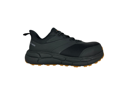 NT Work® Men's Colorado Black Safety Alloy Toe Puncture Resistant Athletic Work Shoe