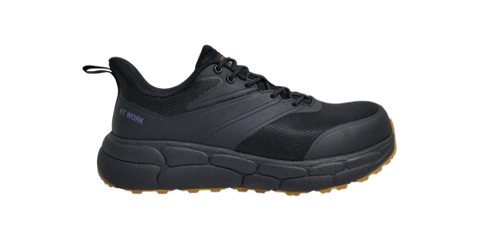 NT Work® Men's Colorado Black Safety Alloy Toe Puncture Resistant Athletic Work Shoe