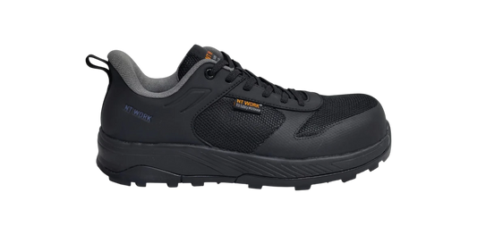 NT Work® Women's Corona Black Safety Composite Toe Athletic Work Shoe