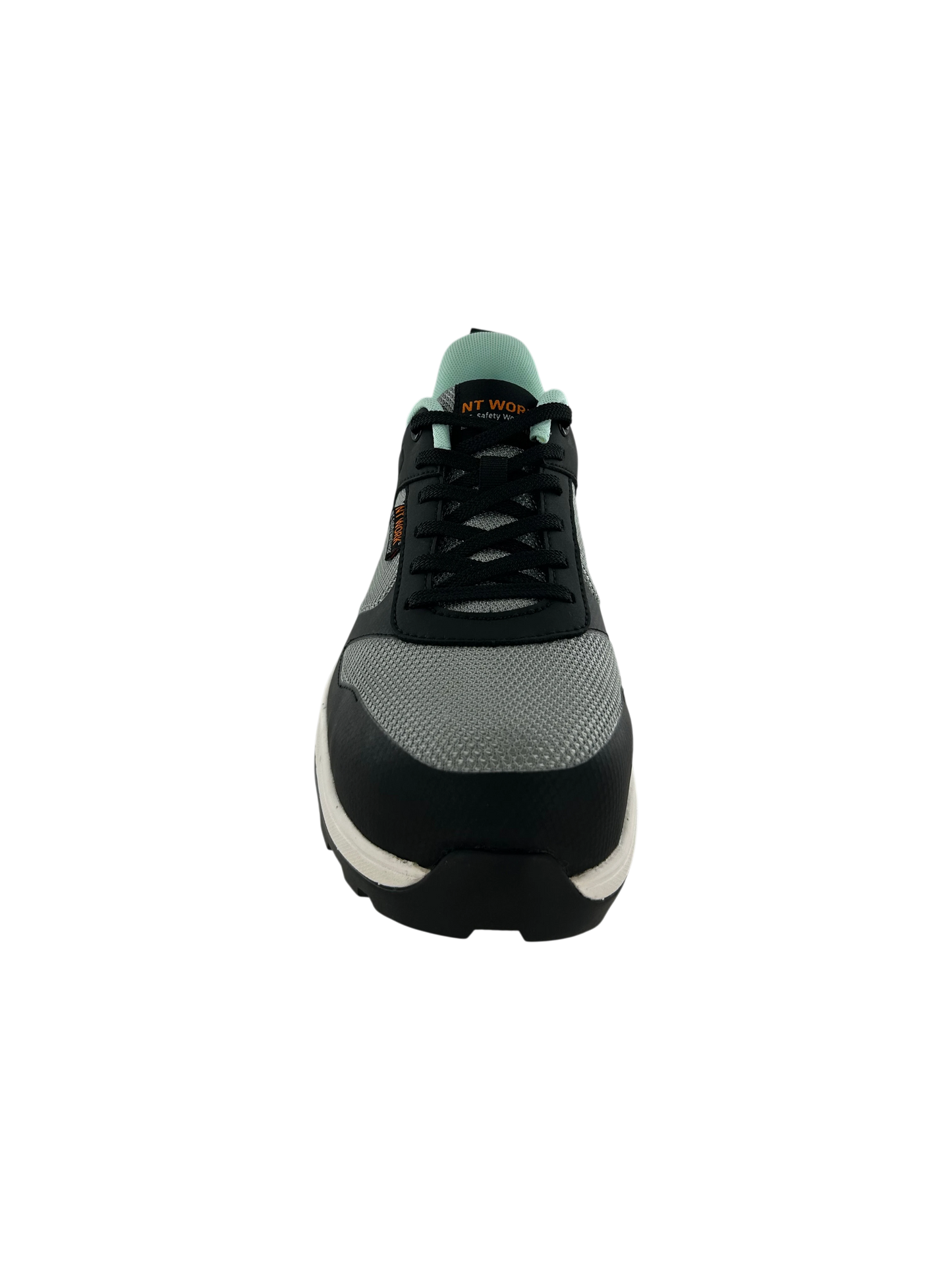 NT Work® Women's Corona Grey/Mint Safety Composite Toe Athletic Work Shoe