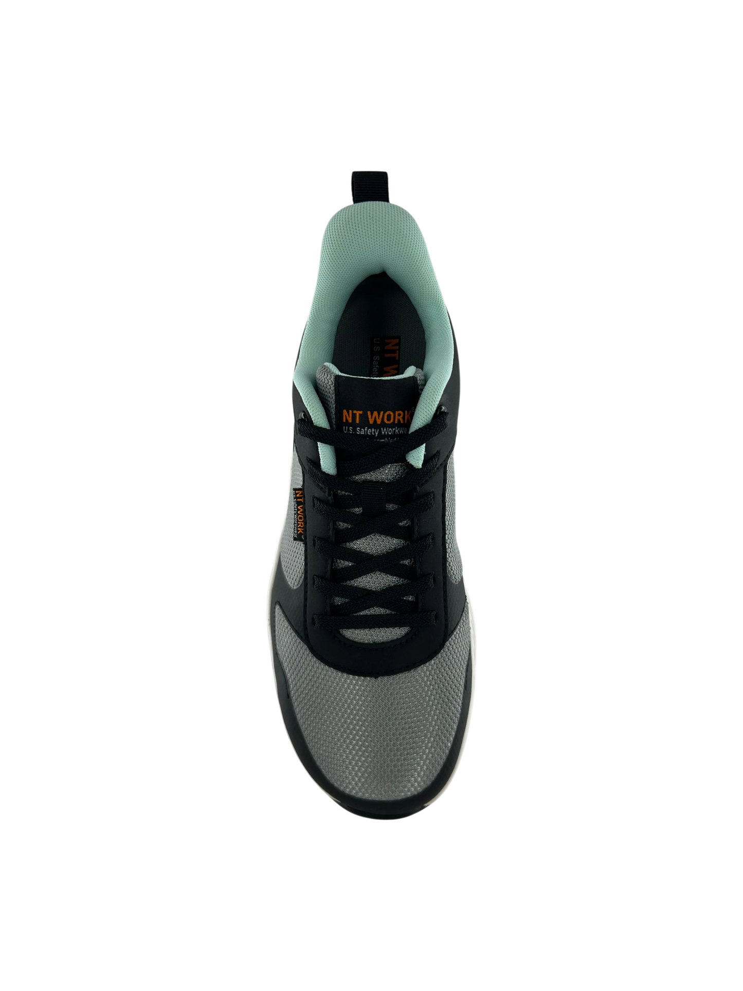 NT Work® Women's Corona Grey/Mint Safety Composite Toe Athletic Work Shoe