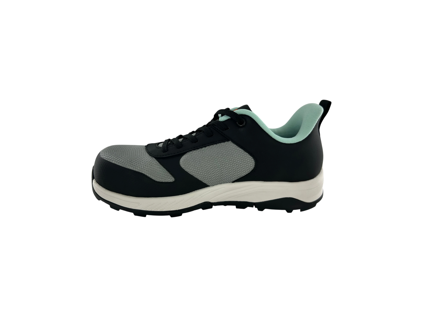 NT Work® Women's Corona Grey/Mint Safety Composite Toe Athletic Work Shoe