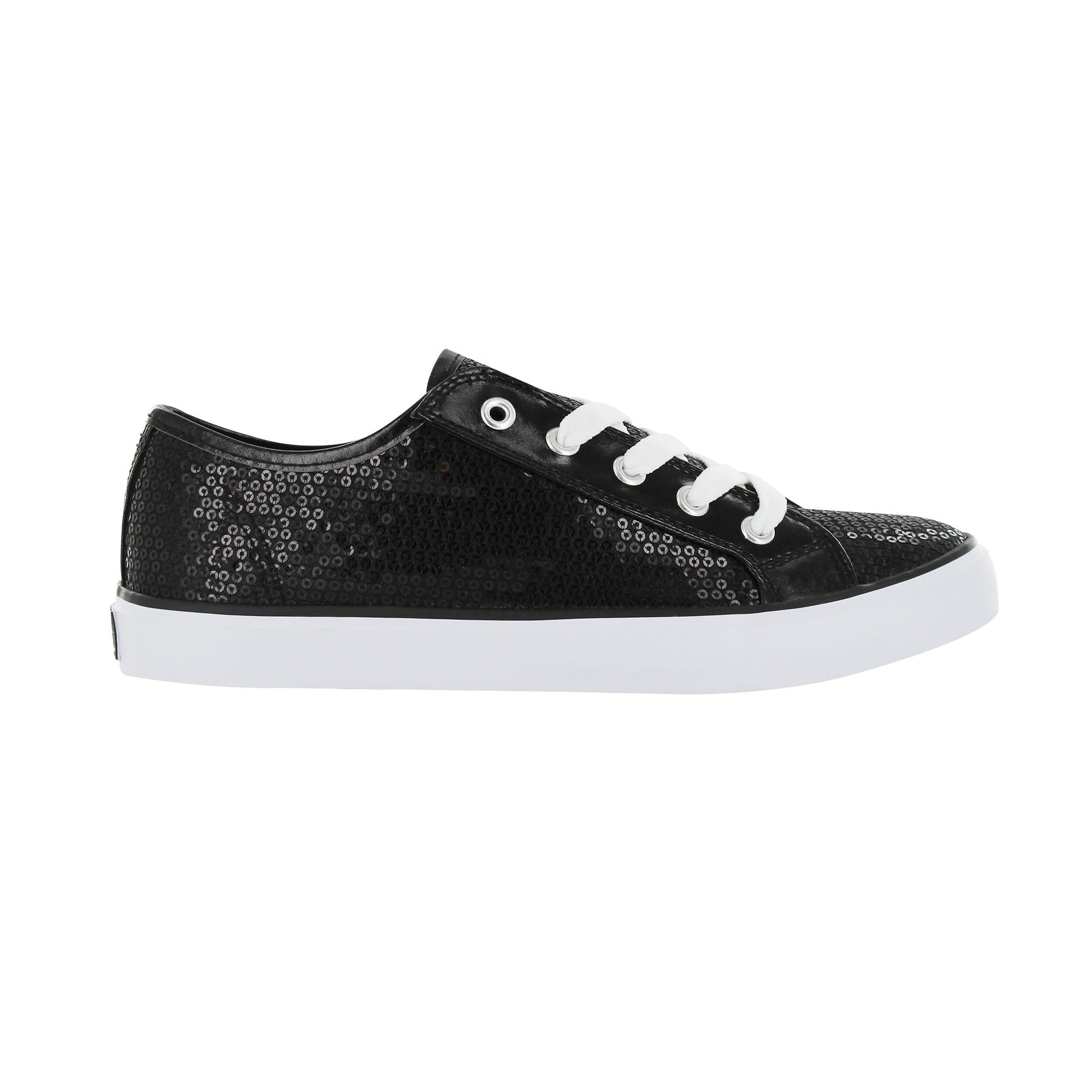 Gotta Flurt Women's Disco II Black Sequin Dance Sneaker.