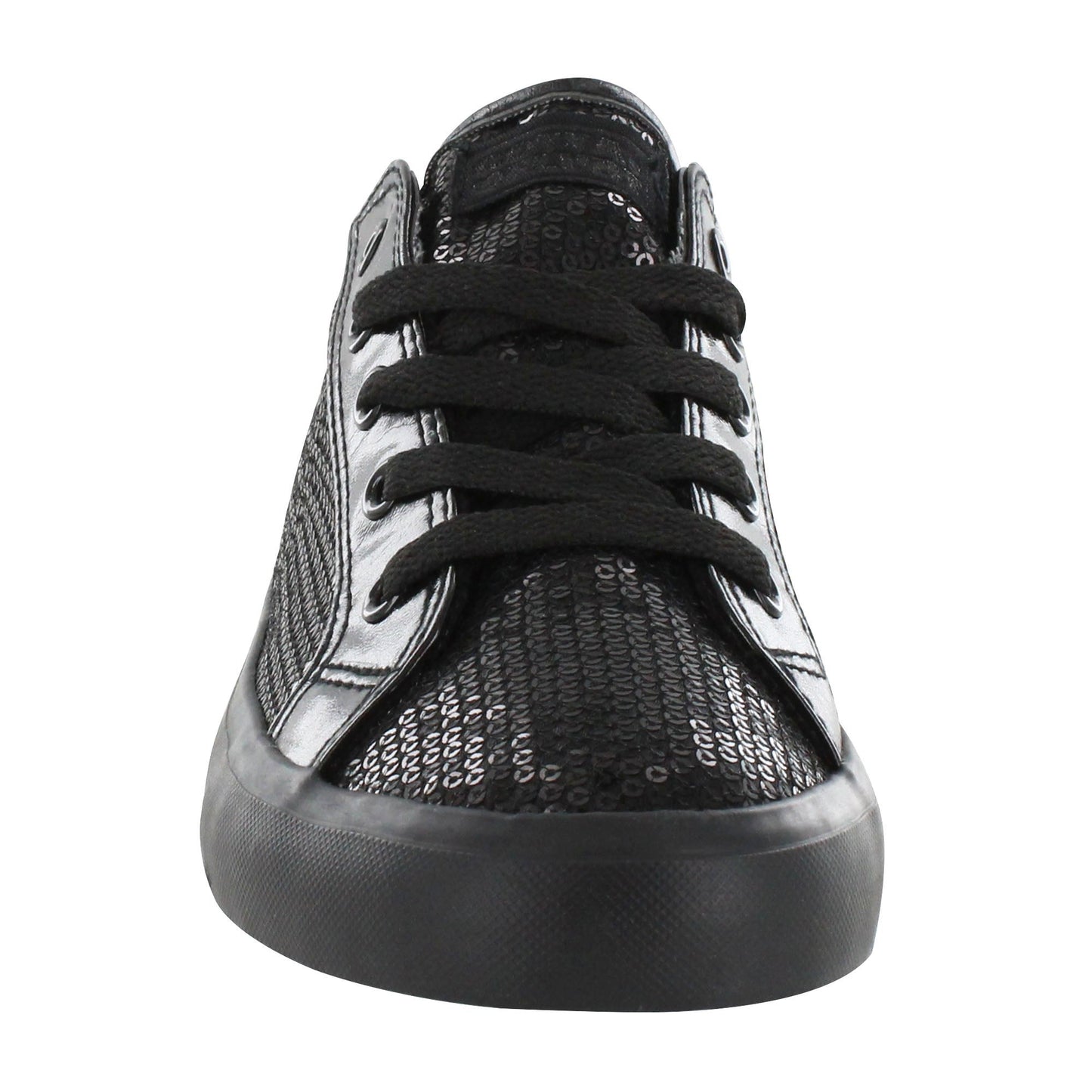 Gotta Flurt Women's Disco II Full Black Sequin Dance Sneaker.