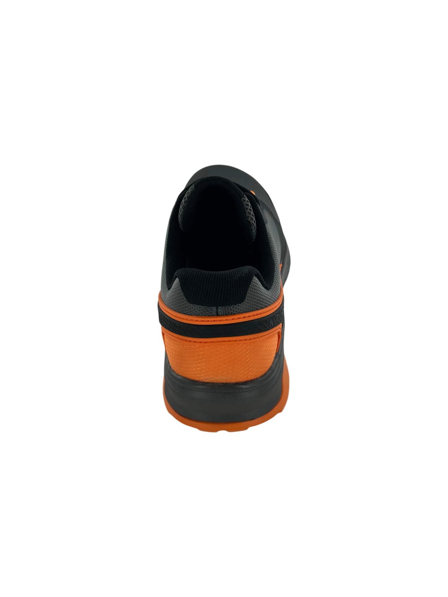 NT Work® Men's Fallon Charcoal/Orange Safety Alloy Toe ESD Athletic Work Shoe