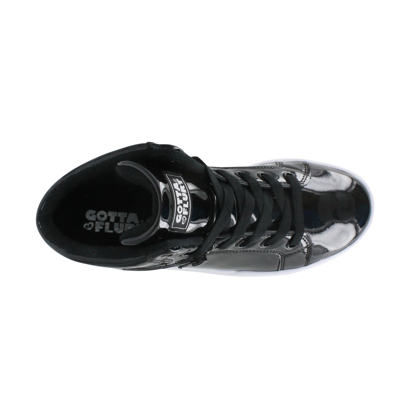 Gotta Flurt Women's Gamma II Black Hip Hop Fashion Sneaker.