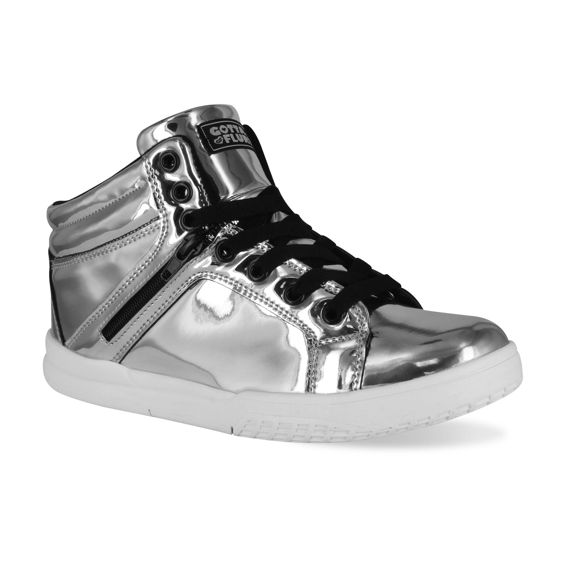 Gotta Flurt Women's Gamma II Silver Hip Hop Fashion Sneaker.