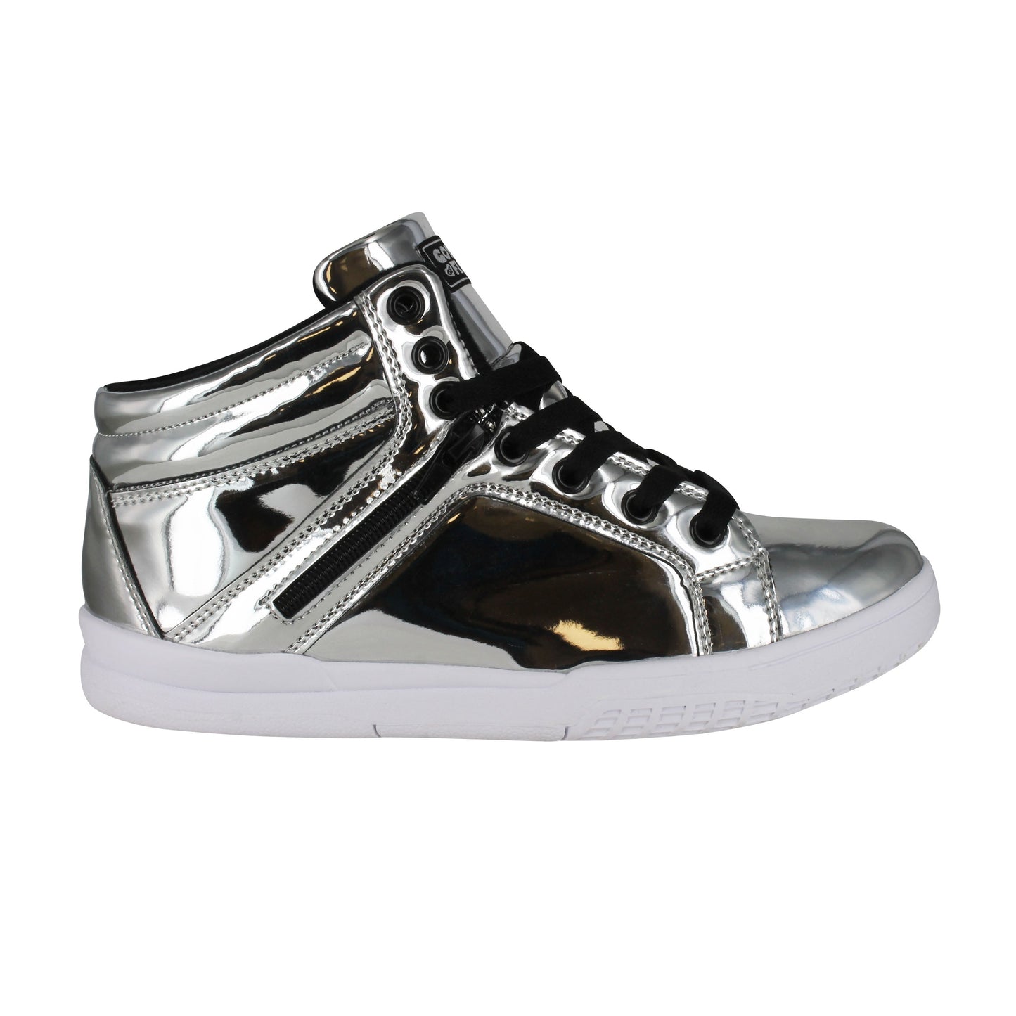 Gotta Flurt Women's Gamma II Silver Hip Hop Fashion Sneaker.