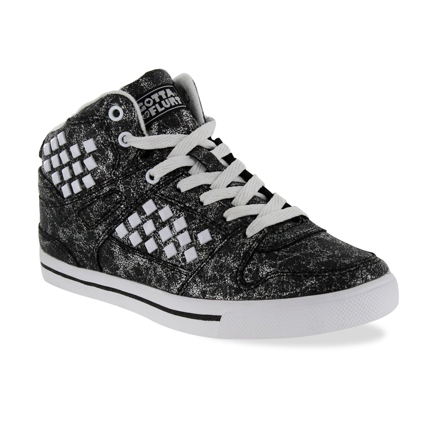 Gotta Flurt Women's Hip Hop HD Black/White Fashion Sneaker.