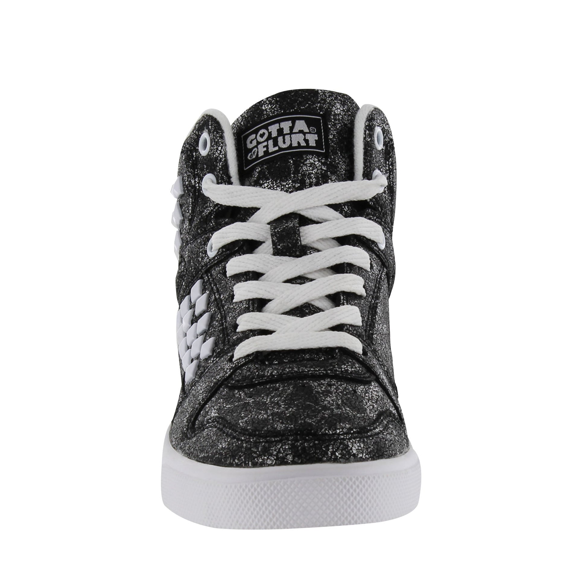 Gotta Flurt Women's Hip Hop HD Black/White Fashion Sneaker.