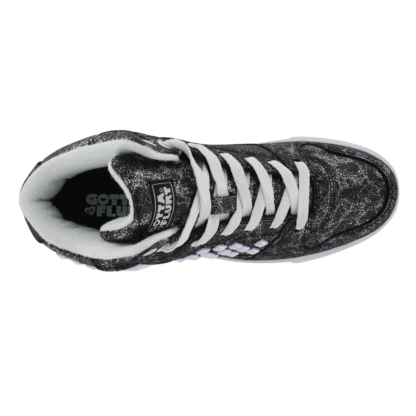 Gotta Flurt Women's Hip Hop HD Black/White Fashion Sneaker.