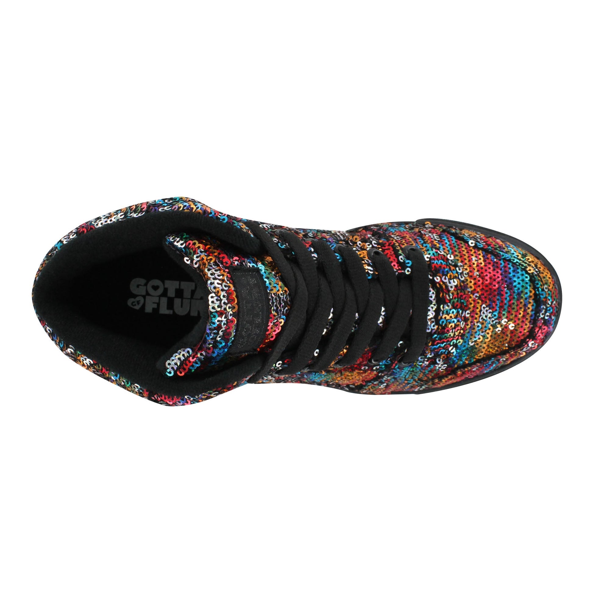 Gotta Flurt Girl's Hip Hop II Multi/Black Dance Sneaker.