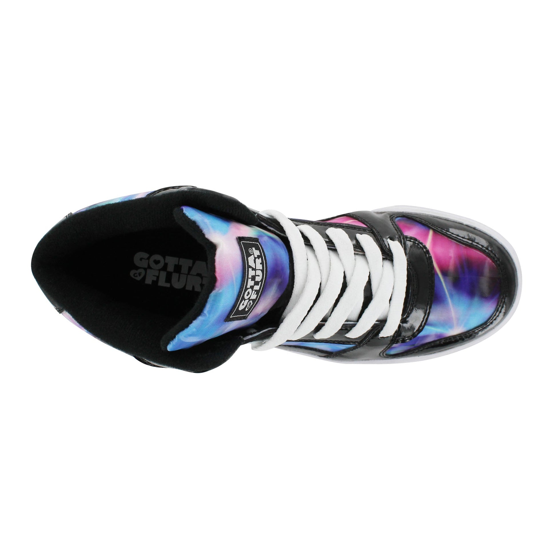 Gotta Flurt Women's Hip Hop V Blue/Black Fashion Sneaker.