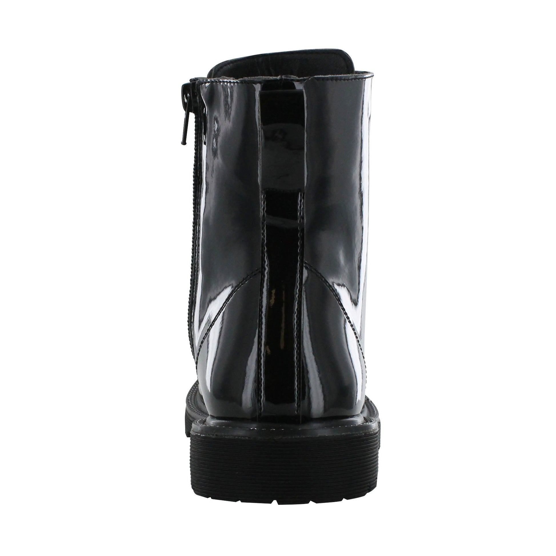 Gotta Flurt Women's Luna Black Combat Boot.