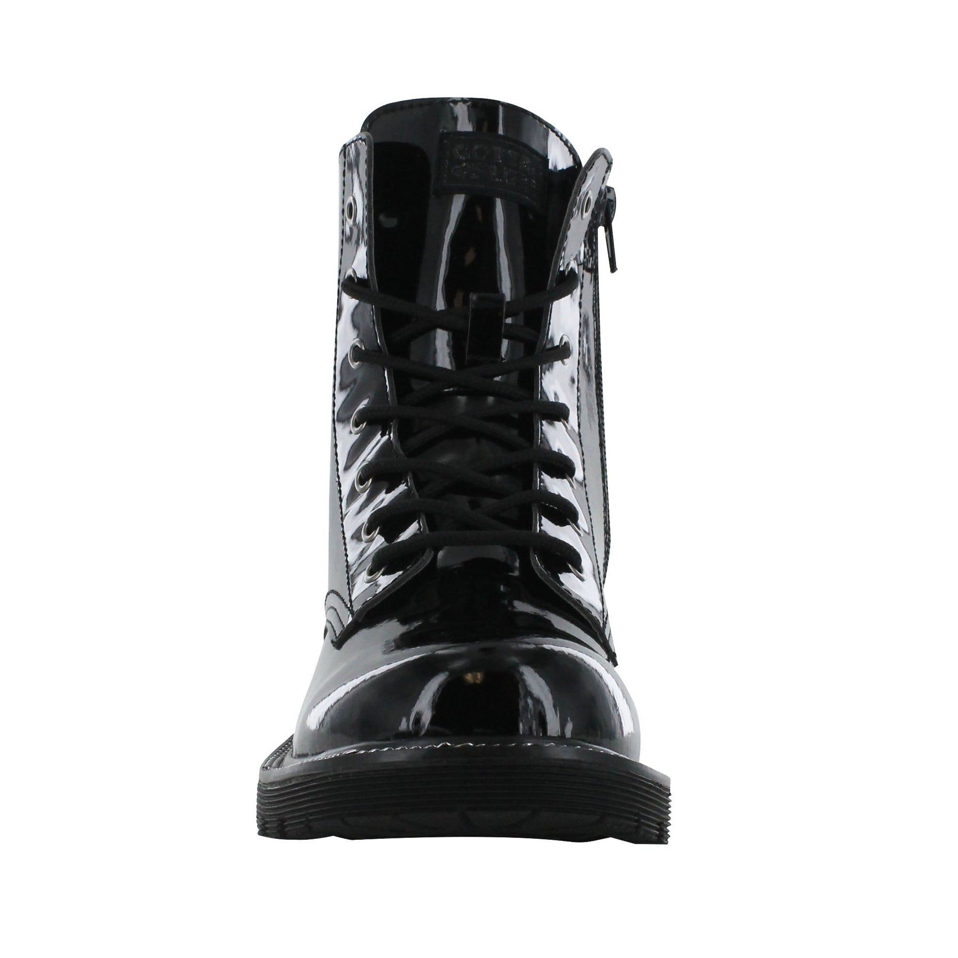 Gotta Flurt Women's Luna Black Combat Boot.