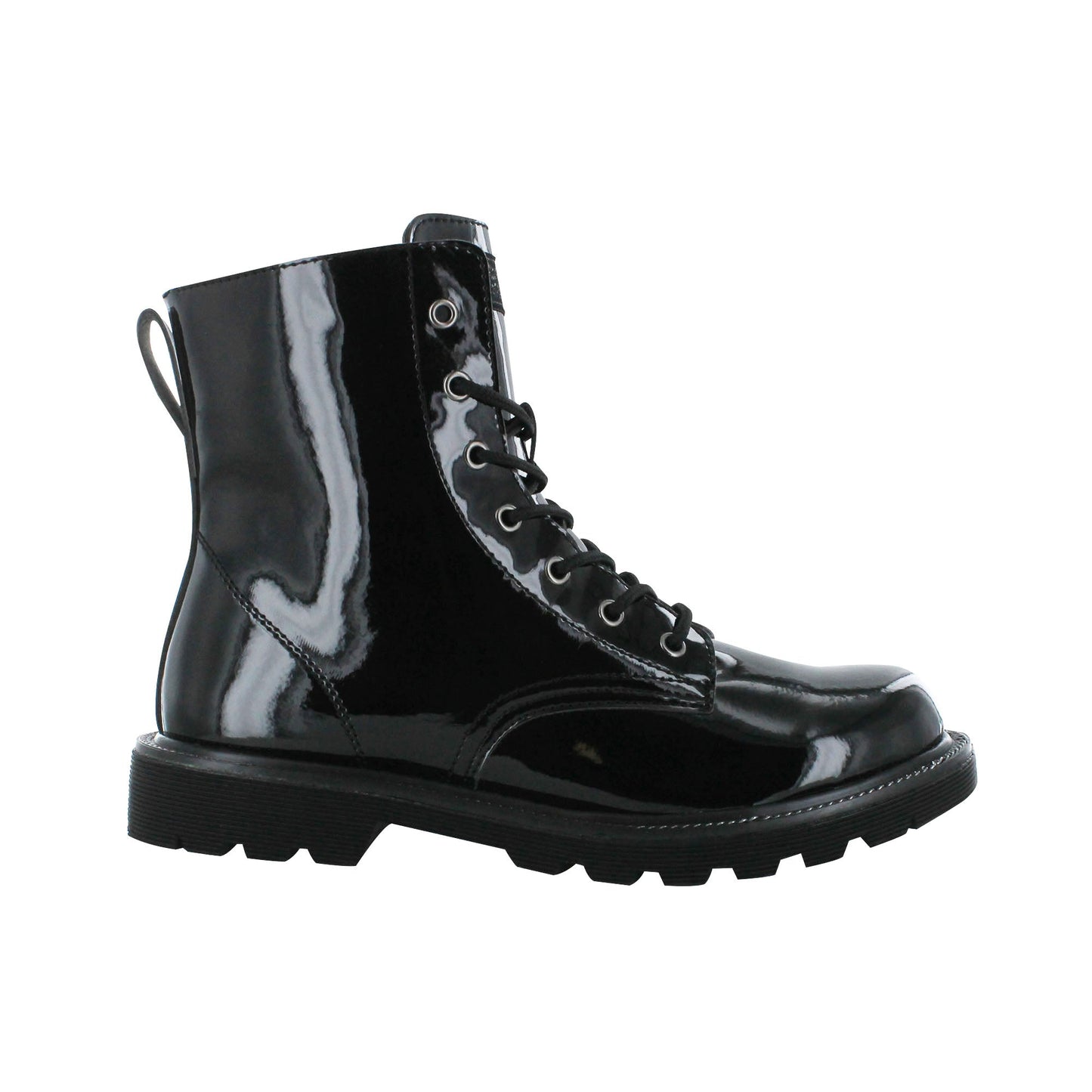 Gotta Flurt Women's Luna Black Combat Boot.