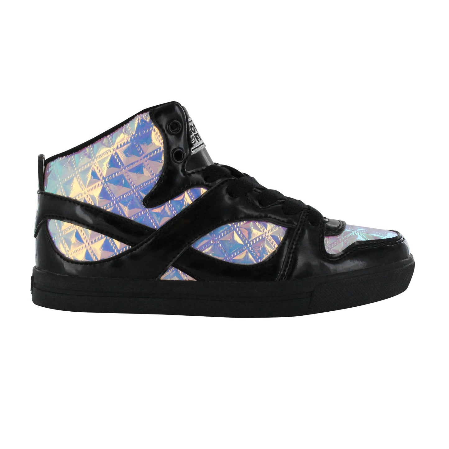 Gotta Flurt Girl's Slam III Black/Purple Galaxy Hip Hop Sneaker