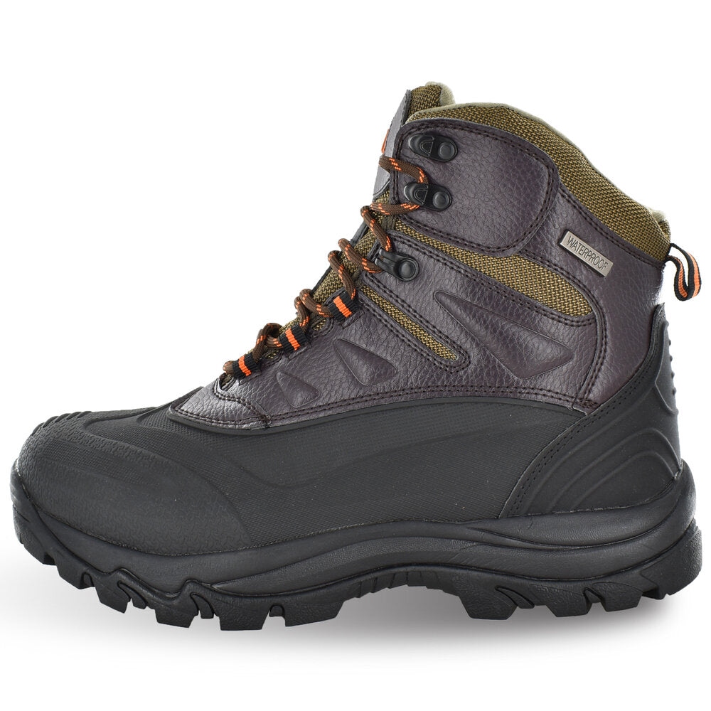 Nord Trail Men's Nova Brown Waterproof 400g Thinsulate® Winter Snow Hiking Boot