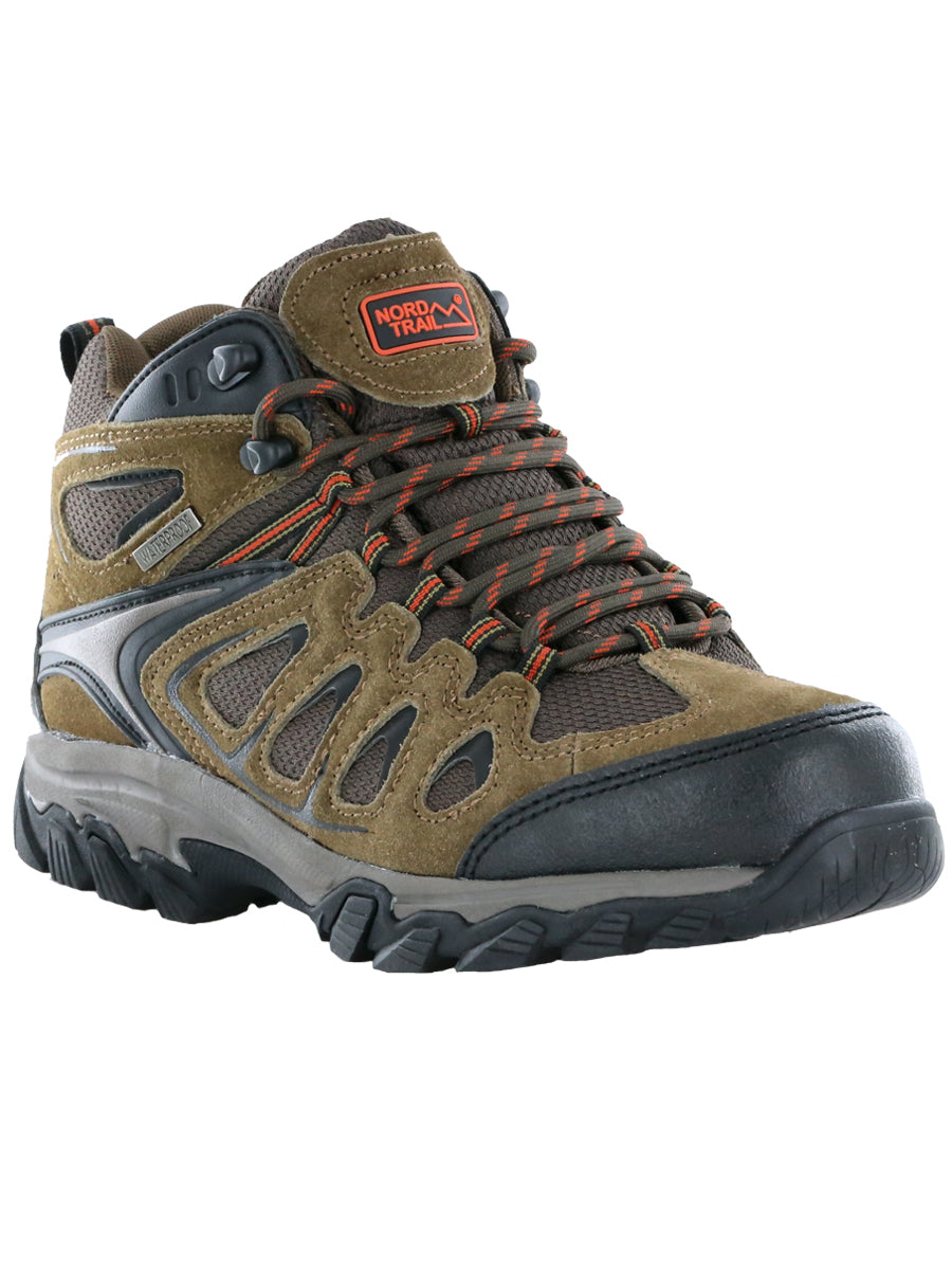 Mt. Logan brown waterproof leather hiking boot