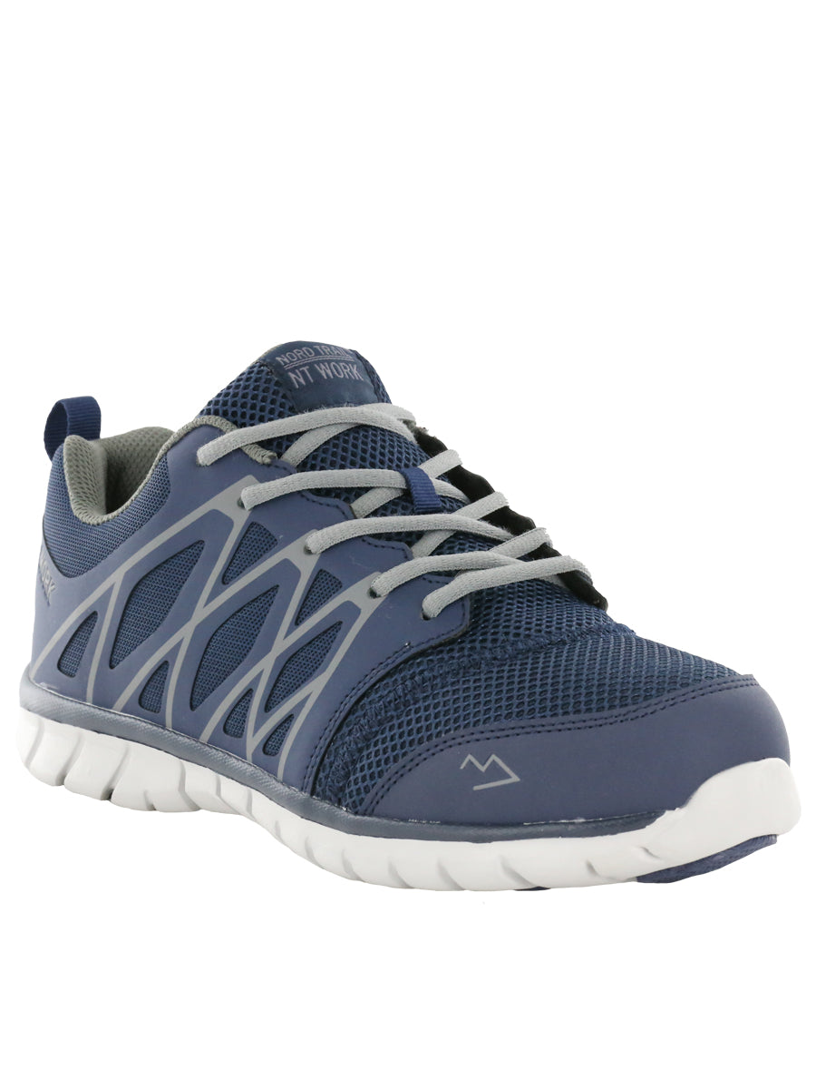 Nord Trail NT Work Men's Phoenix Navy Alloy Toe Slip-Resistant Athletic Work Shoe