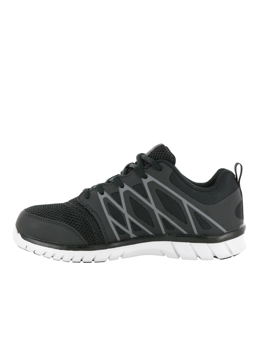 NT Work Women's Vegas Black Alloy Toe Slip-Resistant Work Shoe