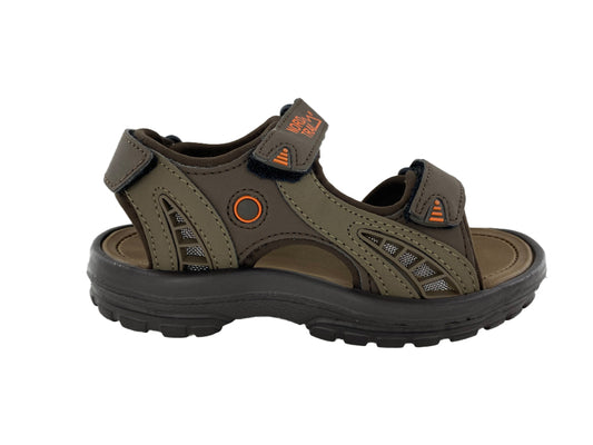 Nord Trail Boy's Rock River Brown Outdoor Sandal